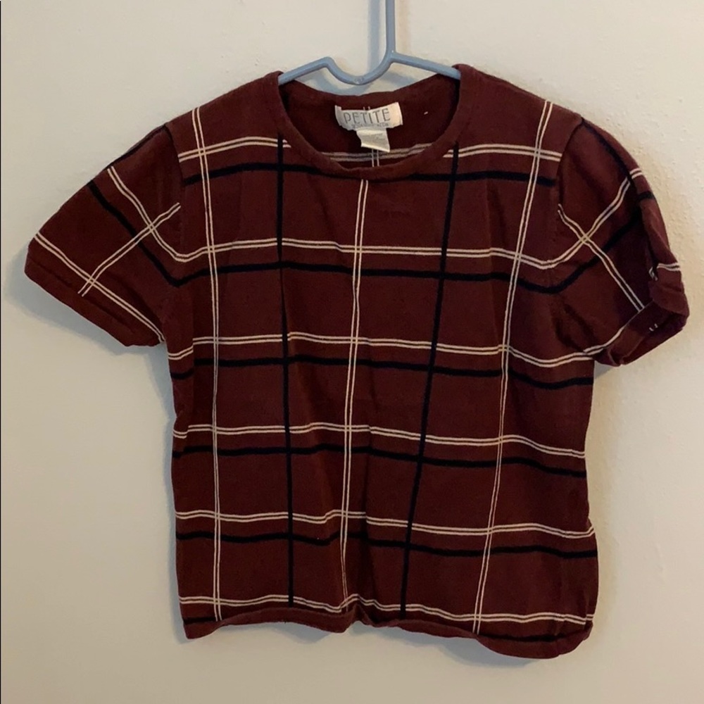 Red plaid shirt